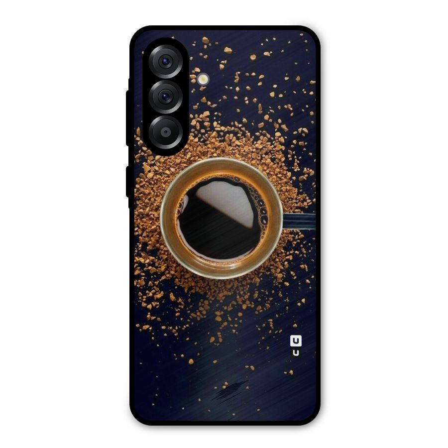 Black Coffee Metal Back Case for Galaxy A56