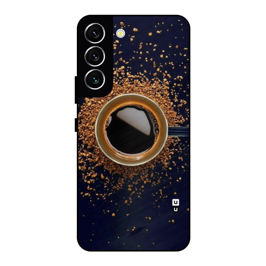 Black Coffee Metal Back Case for Galaxy S22 5G