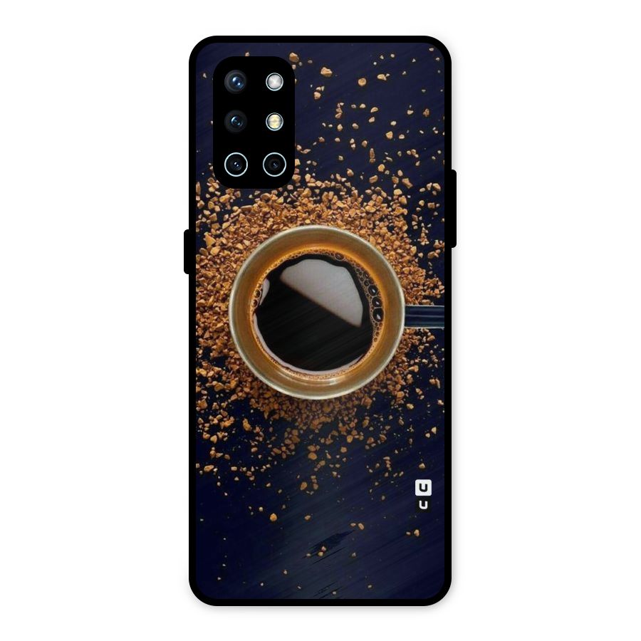 Black Coffee Metal Back Case for OnePlus 9R