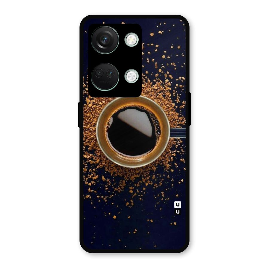 Black Coffee Metal Back Case for OnePlus Nord 3