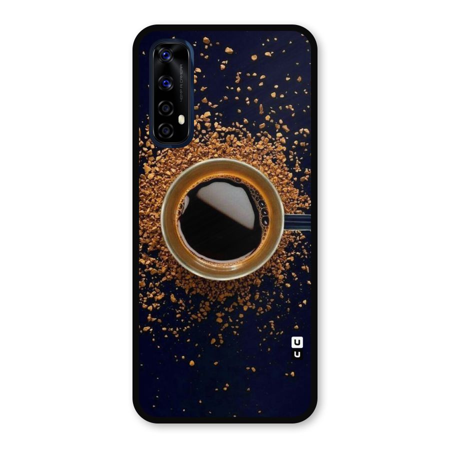 Black Coffee Metal Back Case for Realme Narzo 20 Pro