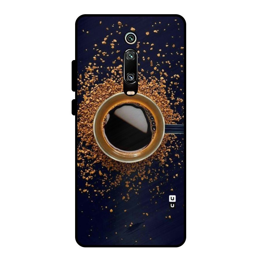 Black Coffee Metal Back Case for Redmi K20