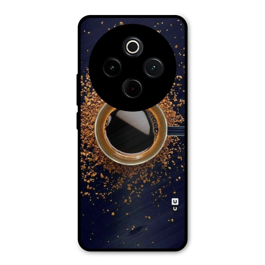 Black Coffee Metal Back Case for Vivo T4