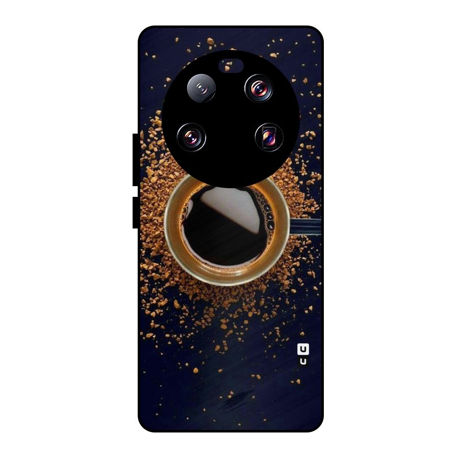 Black Coffee Metal Back Case for Xiaomi 13 Ultra