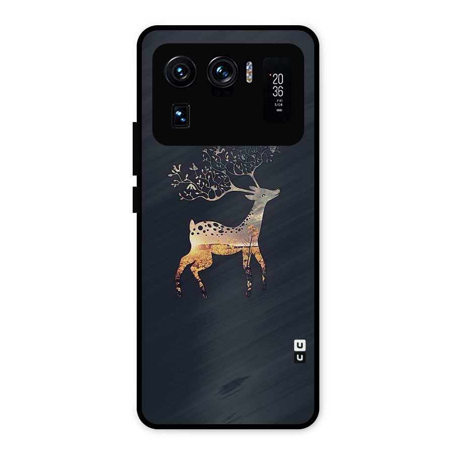 Black Deer Metal Back Case for Mi 11 Ultra
