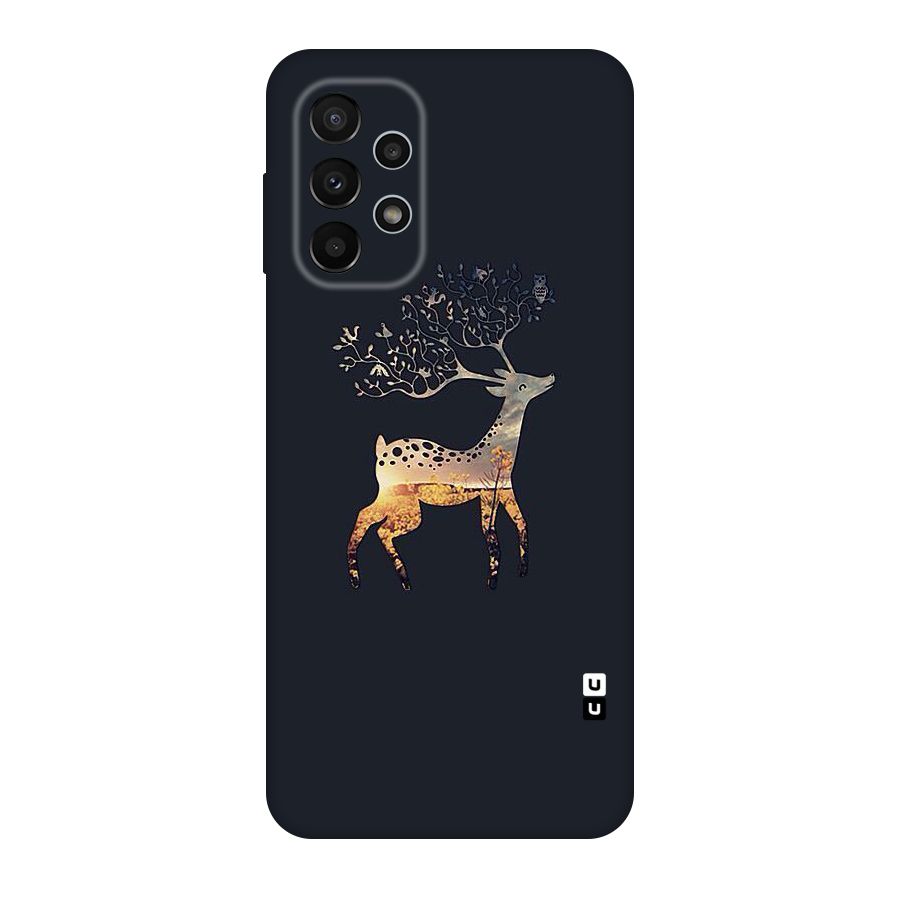 Black Deer Original Polycarbonate Back Case for Galaxy A23