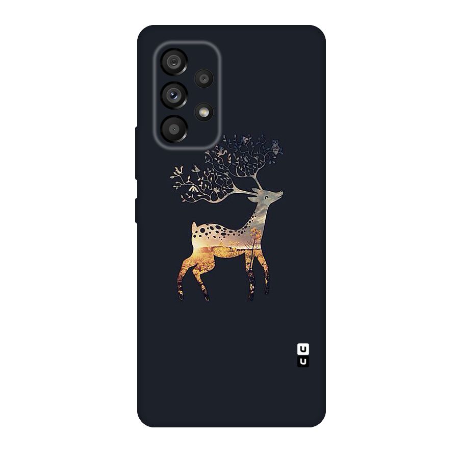 Black Deer Original Polycarbonate Back Case for Galaxy A53 5G