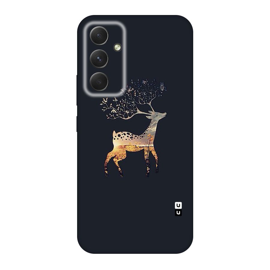 Black Deer Original Polycarbonate Back Case for Galaxy A54