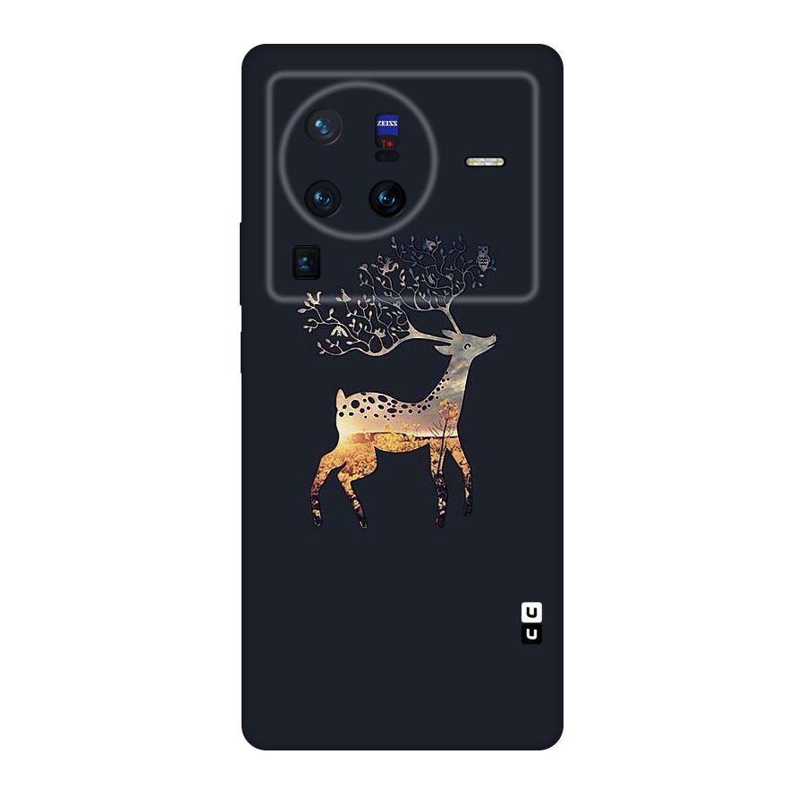 Black Deer Original Polycarbonate Back Case for Vivo X80