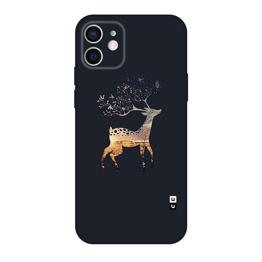 Black Deer Original Polycarbonate Back Case for iPhone 12