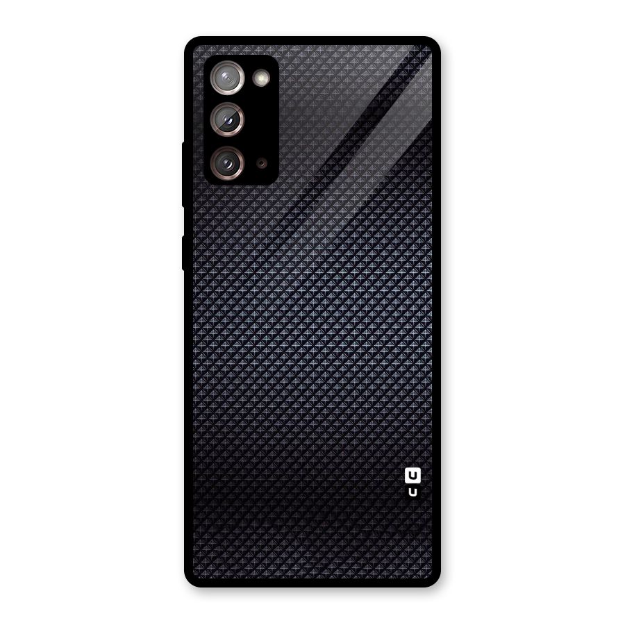 Black Diamond Glass Back Case for Galaxy Note 20