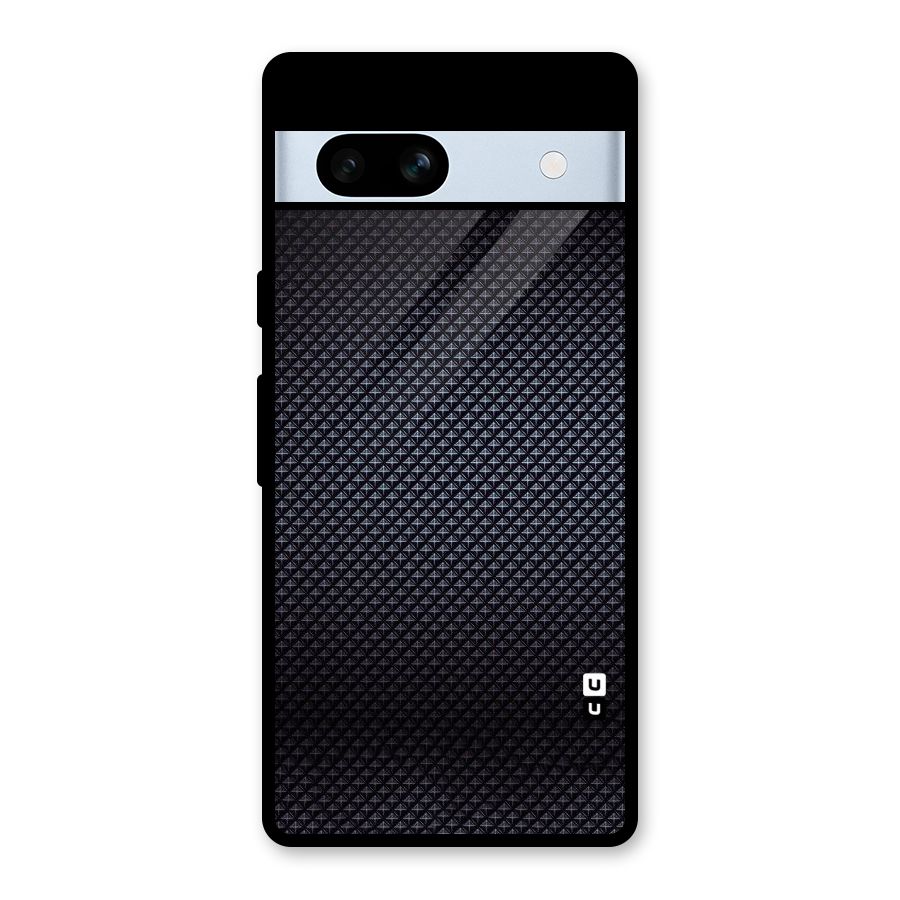Black Diamond Glass Back Case for Google Pixel 7a