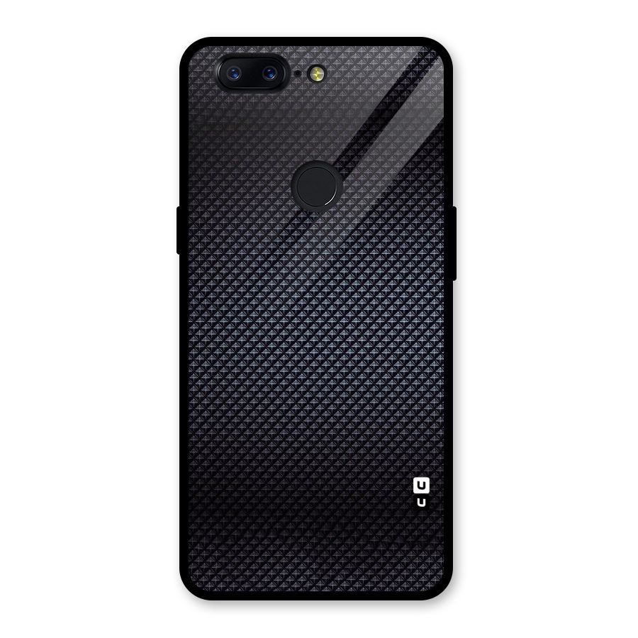 Black Diamond Glass Back Case for OnePlus 5T