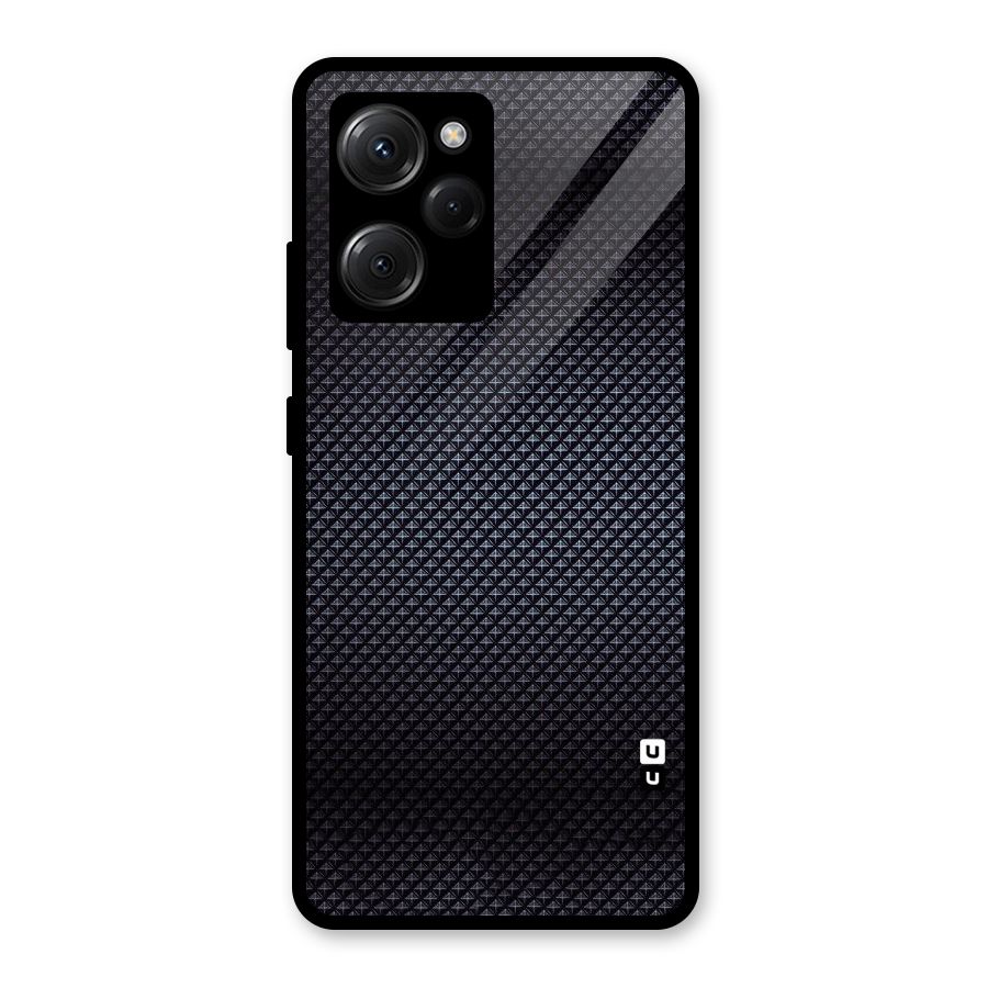 Black Diamond Glass Back Case for Poco X5 Pro