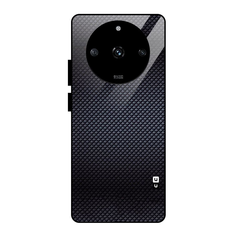 Black Diamond Glass Back Case for Realme Narzo 60 5G
