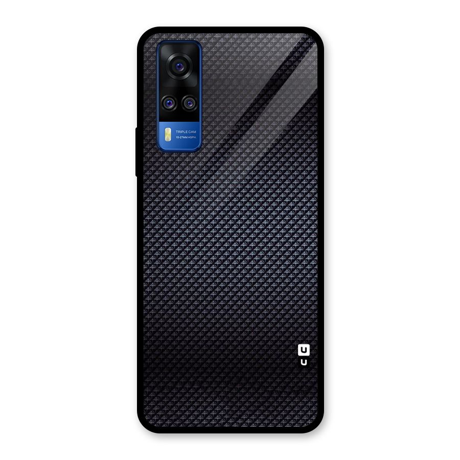 Black Diamond Glass Back Case for Vivo Y31