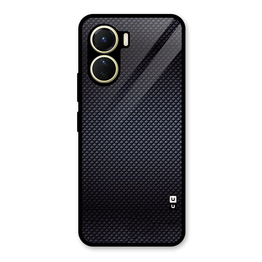 Black Diamond Glass Back Case for Vivo Y56