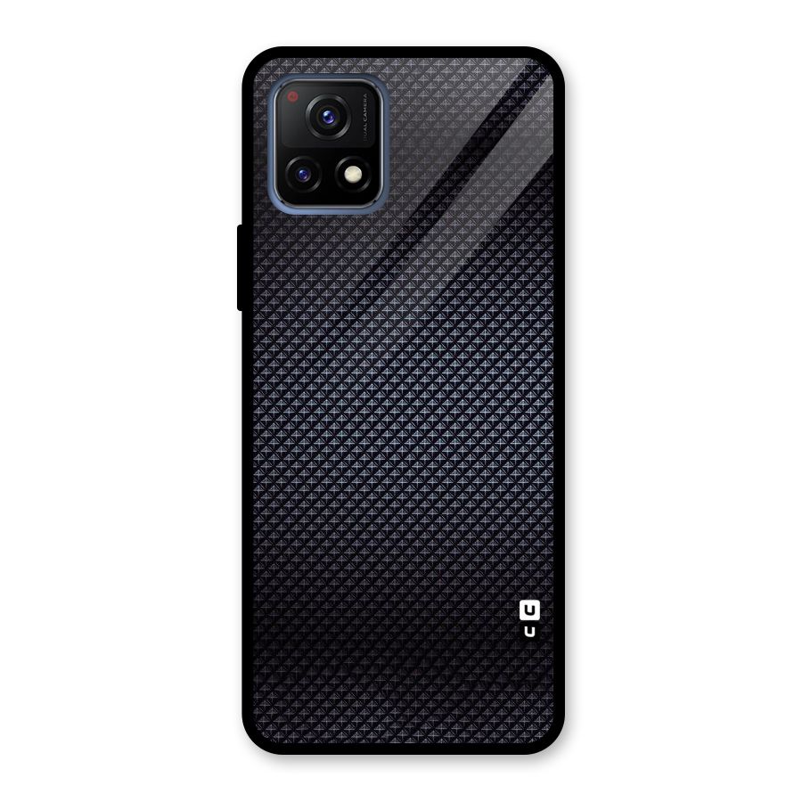 Black Diamond Glass Back Case for Vivo Y72 5G