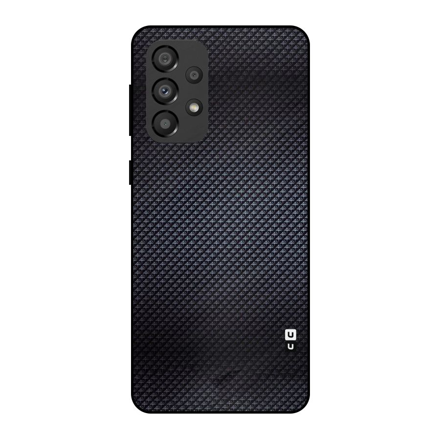 Black Diamond Metal Back Case for Galaxy A33 5G