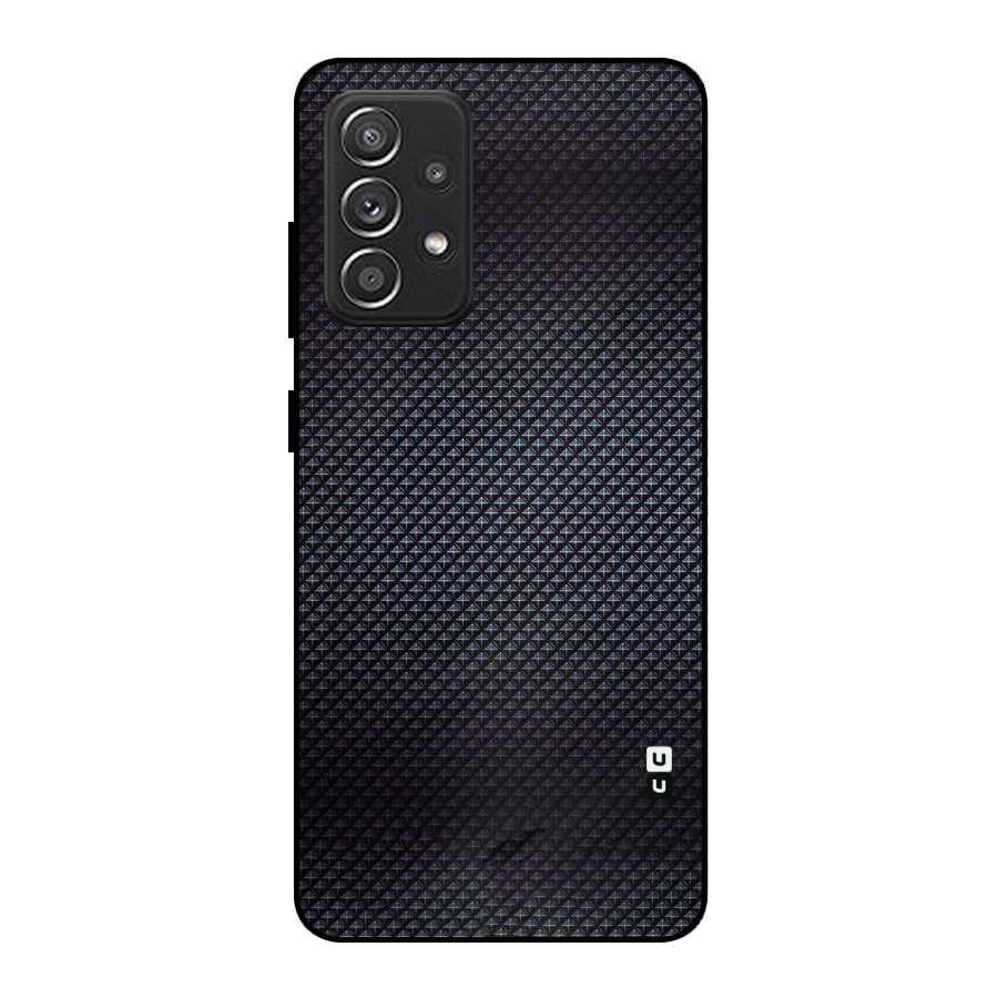 Black Diamond Metal Back Case for Galaxy A52