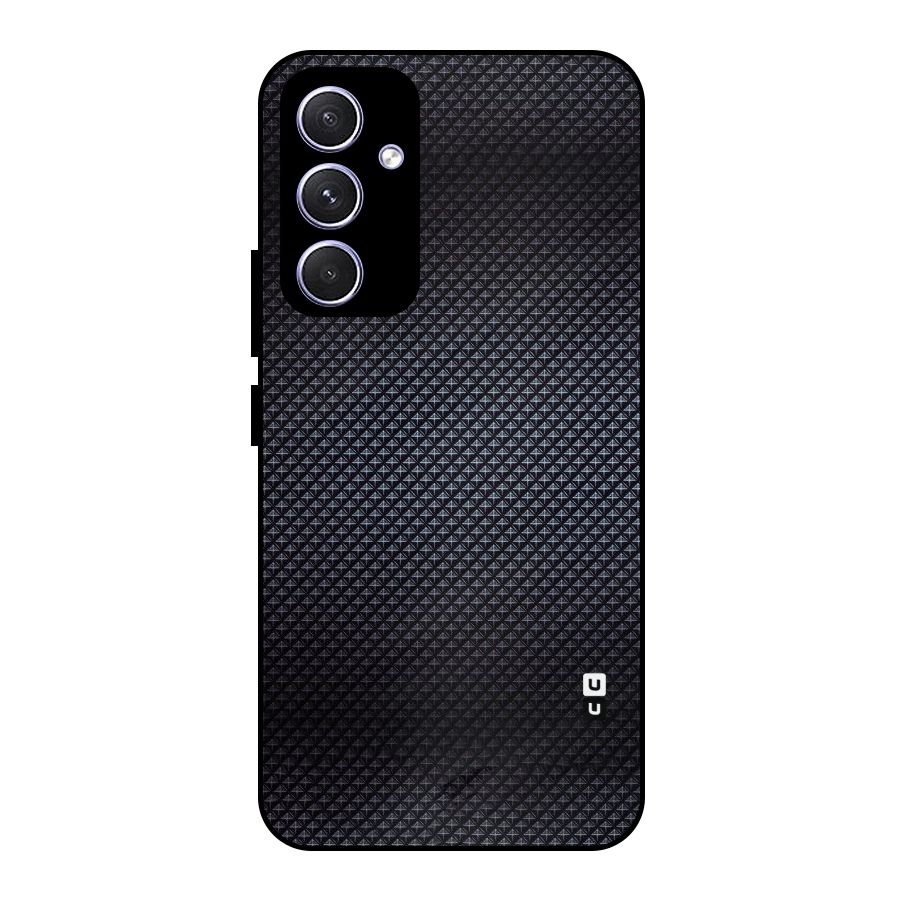 Black Diamond Metal Back Case for Galaxy A54