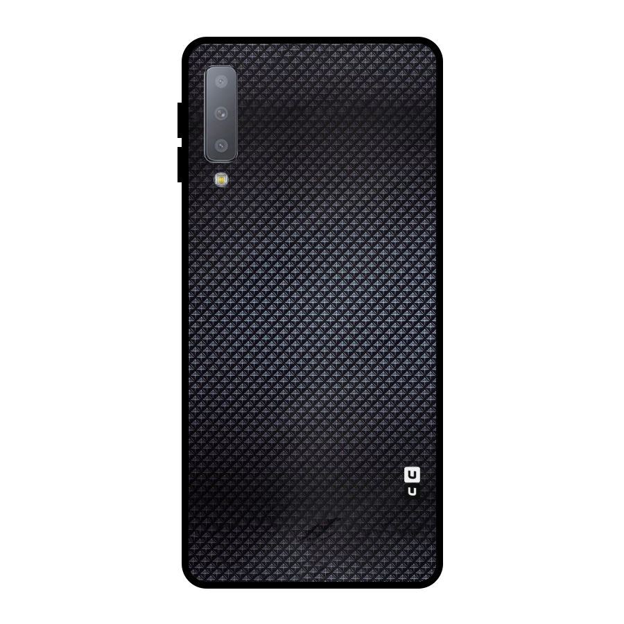 Black Diamond Metal Back Case for Galaxy A7 (2018)