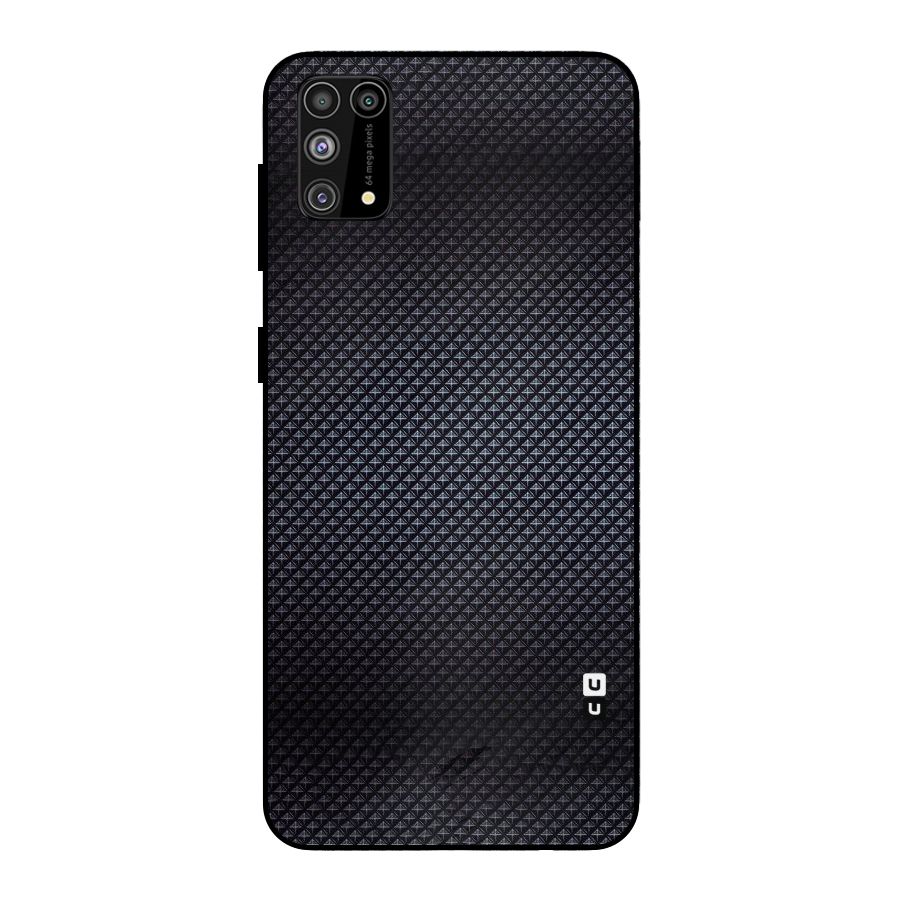 Black Diamond Metal Back Case for Galaxy F41