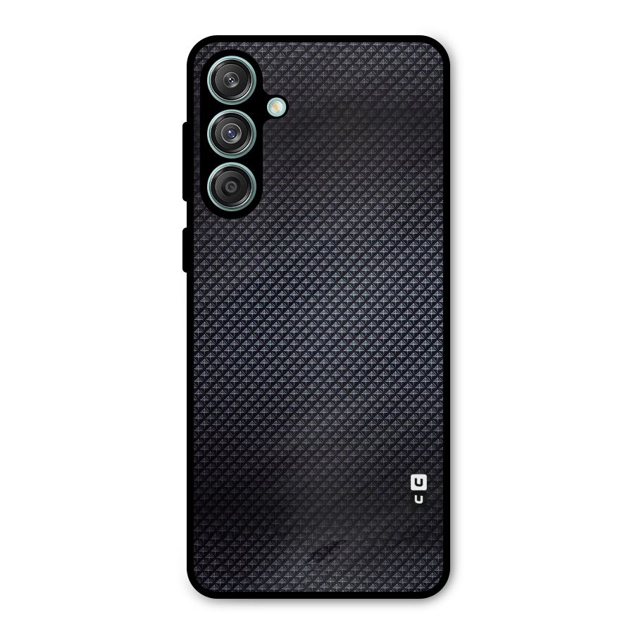 Black Diamond Metal Back Case for Galaxy M55 5G