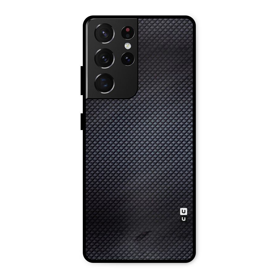 Black Diamond Metal Back Case for Galaxy S21 Ultra 5G