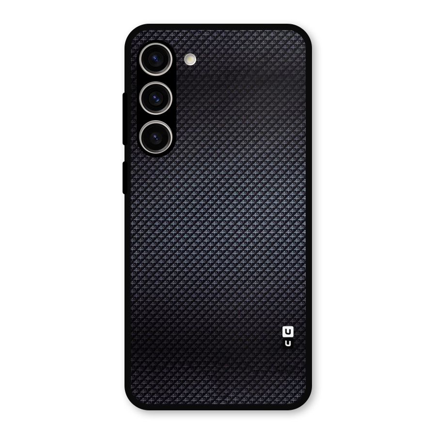Black Diamond Metal Back Case for Galaxy S23 Plus