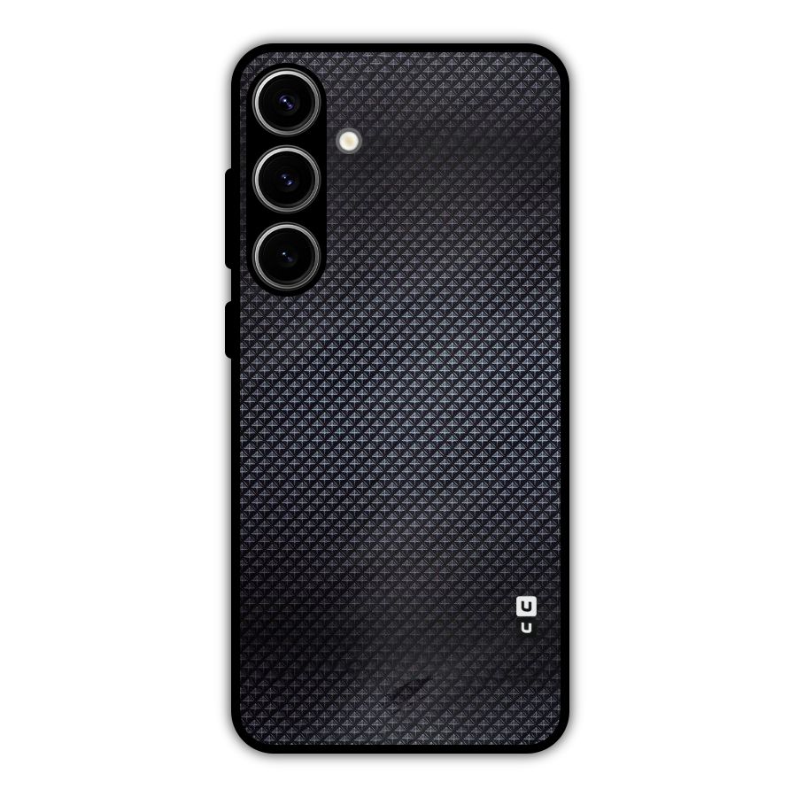 Black Diamond Metal Back Case for Galaxy S24 Plus