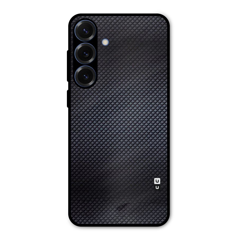 Black Diamond Metal Back Case for Galaxy S25 Plus