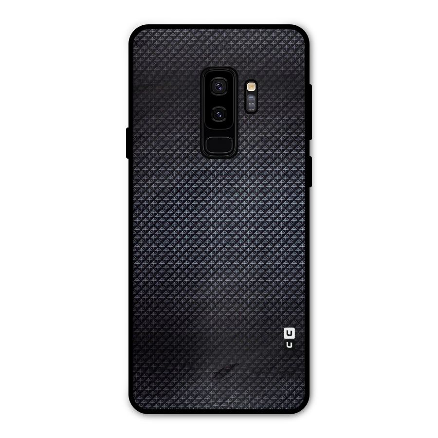 Black Diamond Metal Back Case for Galaxy S9 Plus