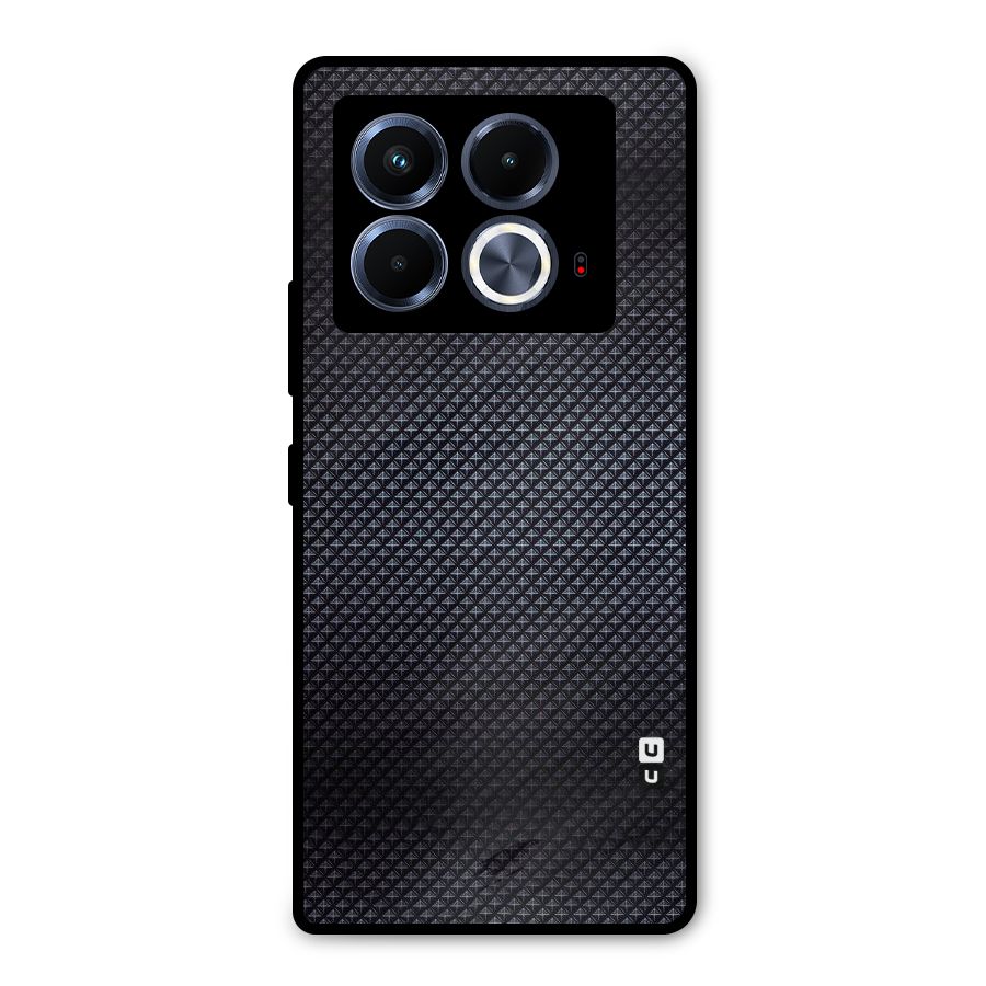 Black Diamond Metal Back Case for Infinix Note 40 5G