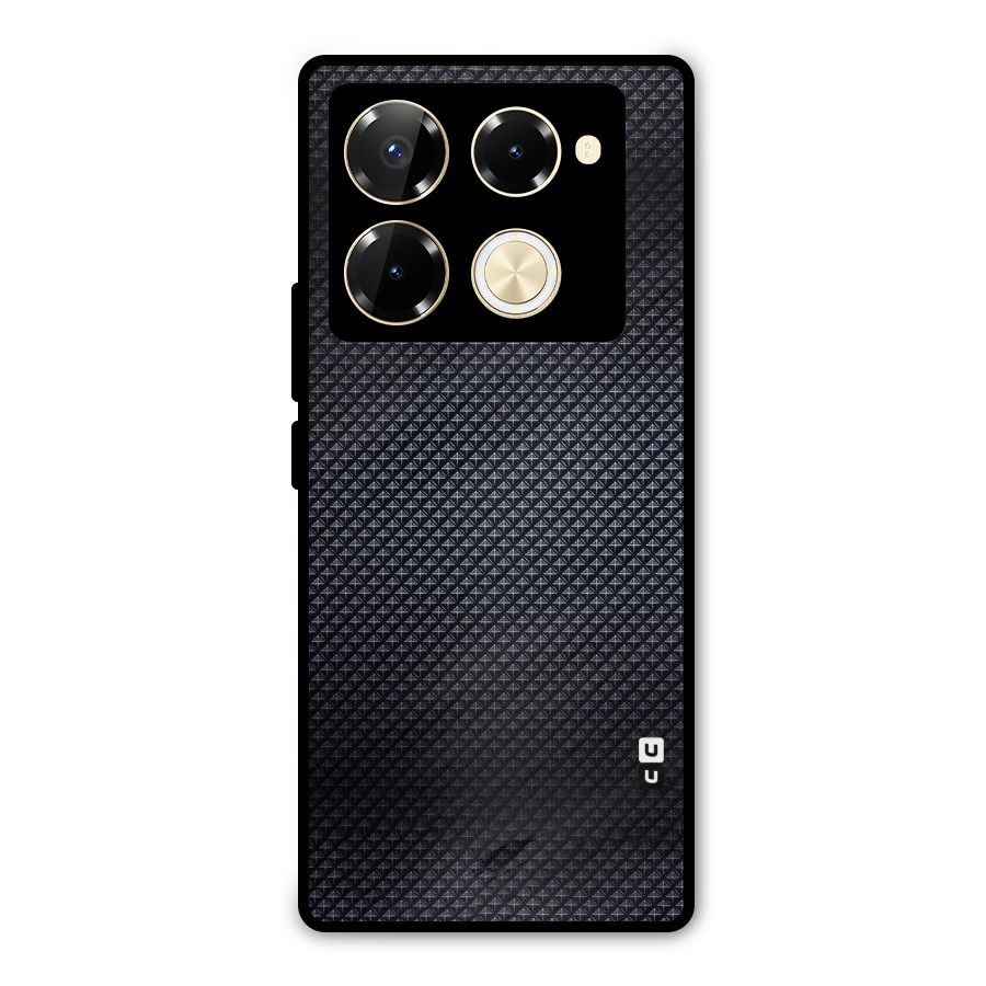 Black Diamond Metal Back Case for Infinix Note 40 Pro