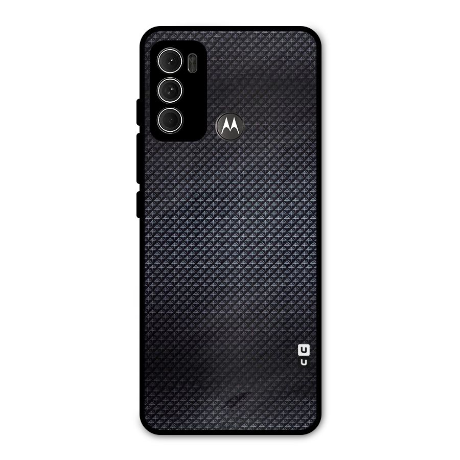Black Diamond Metal Back Case for Moto G60
