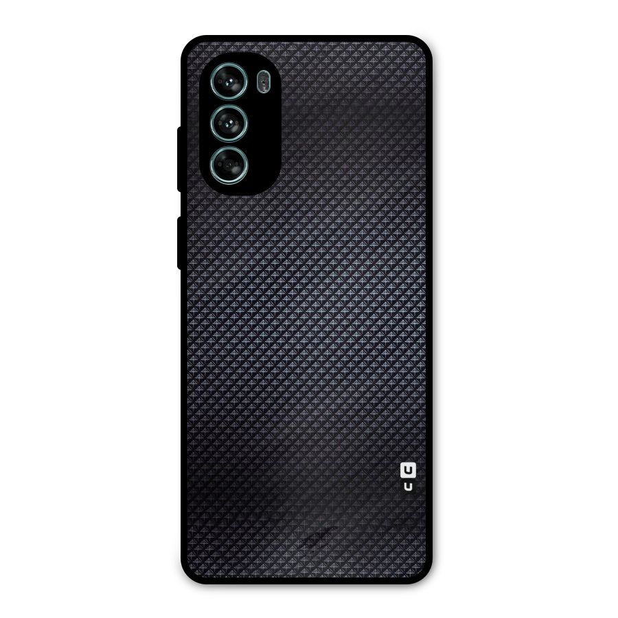 Black Diamond Metal Back Case for Moto G62