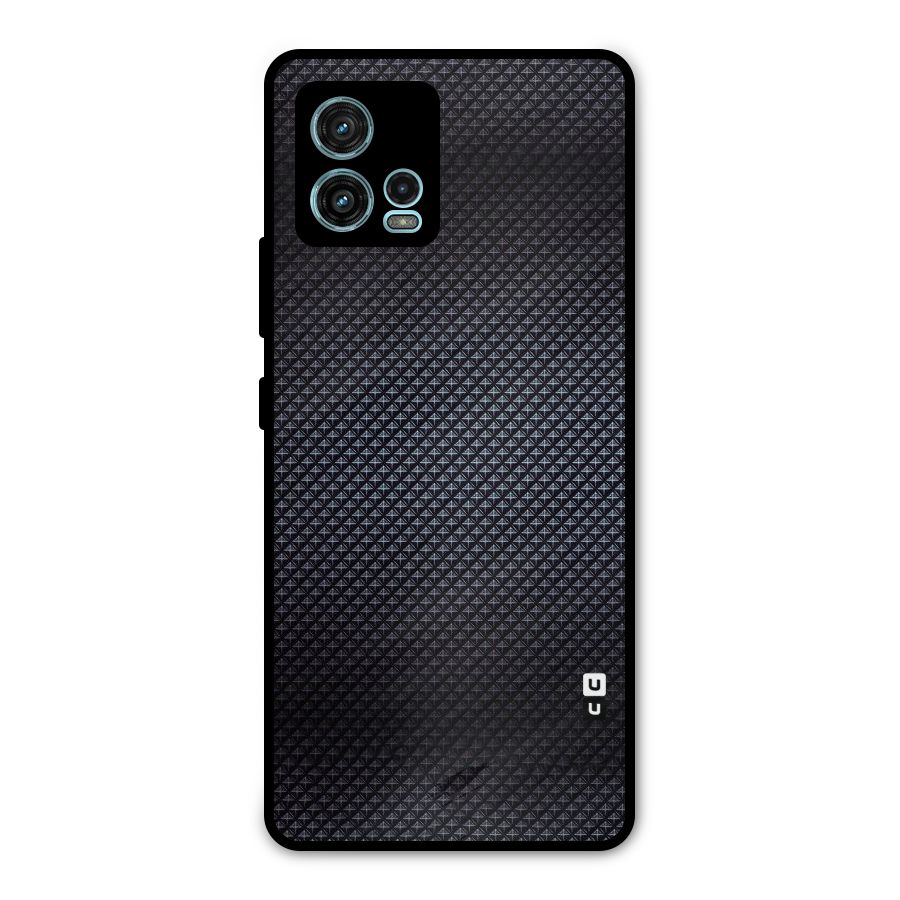 Black Diamond Metal Back Case for Moto G72