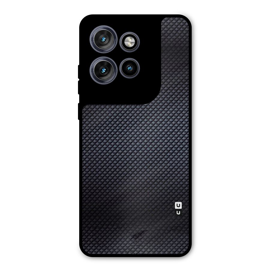 Black Diamond Metal Back Case for Motorola Edge 50 Neo