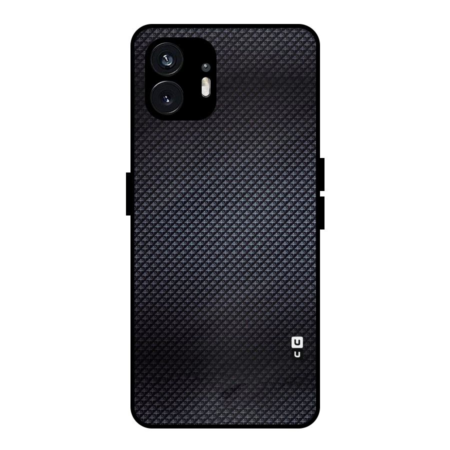 Black Diamond Metal Back Case for Nothing Phone 2