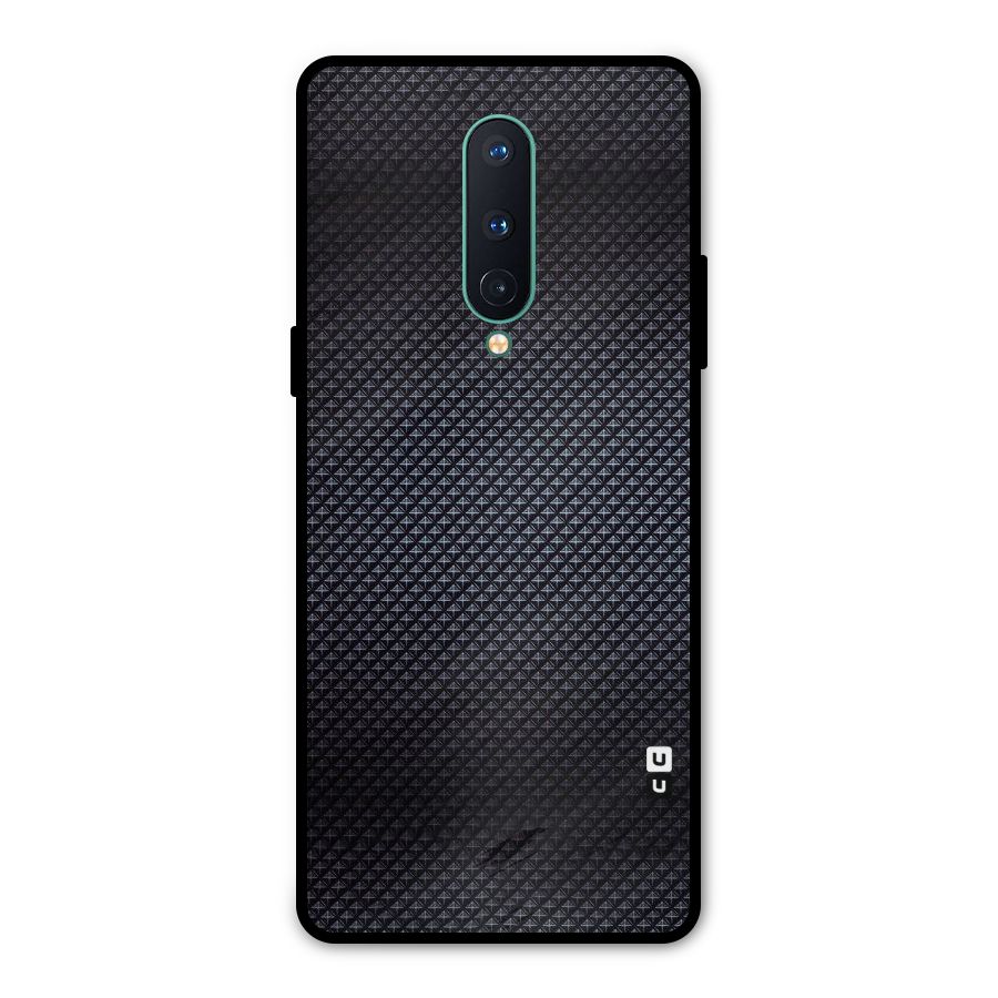 Black Diamond Metal Back Case for OnePlus 8