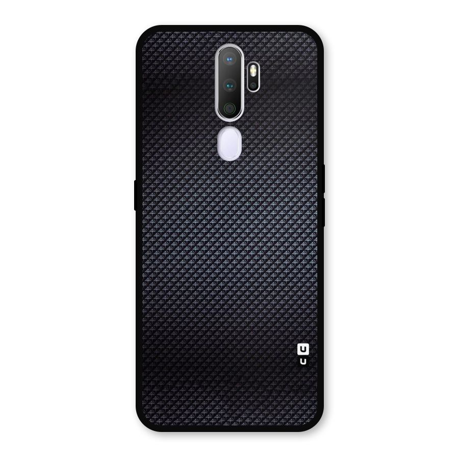 Black Diamond Metal Back Case for Oppo A9 (2020)