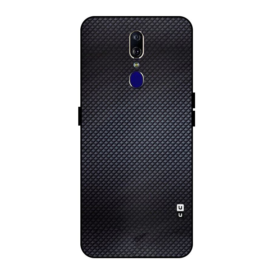 Black Diamond Metal Back Case for Oppo F11