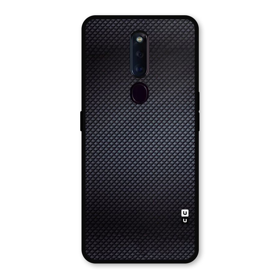 Black Diamond Metal Back Case for Oppo F11 Pro