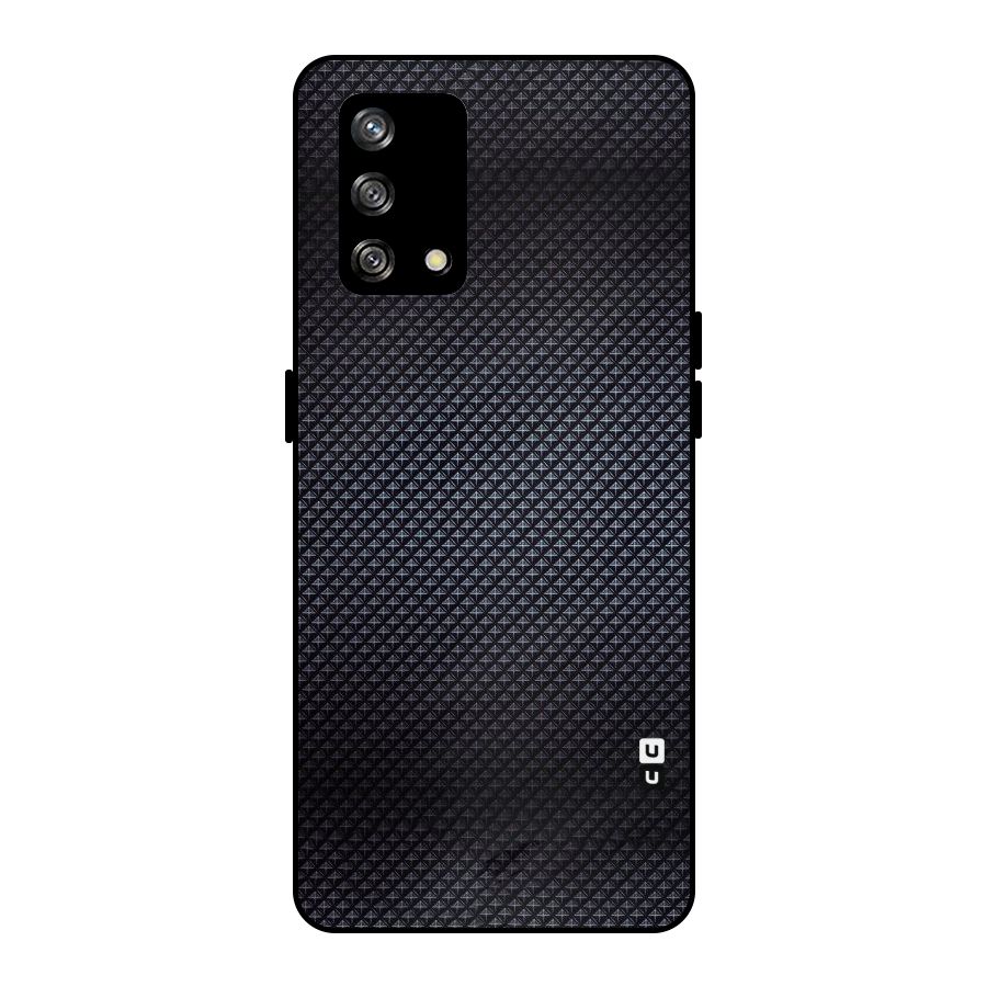 Black Diamond Metal Back Case for Oppo F19