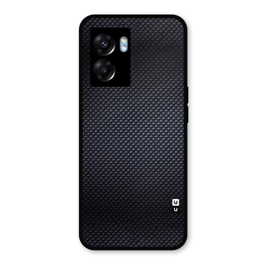 Black Diamond Metal Back Case for Oppo K10 (5G)