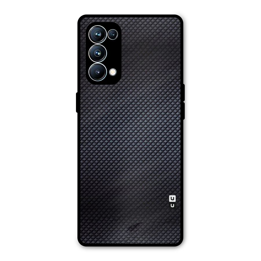 Black Diamond Metal Back Case for Oppo Reno5 Pro 5G