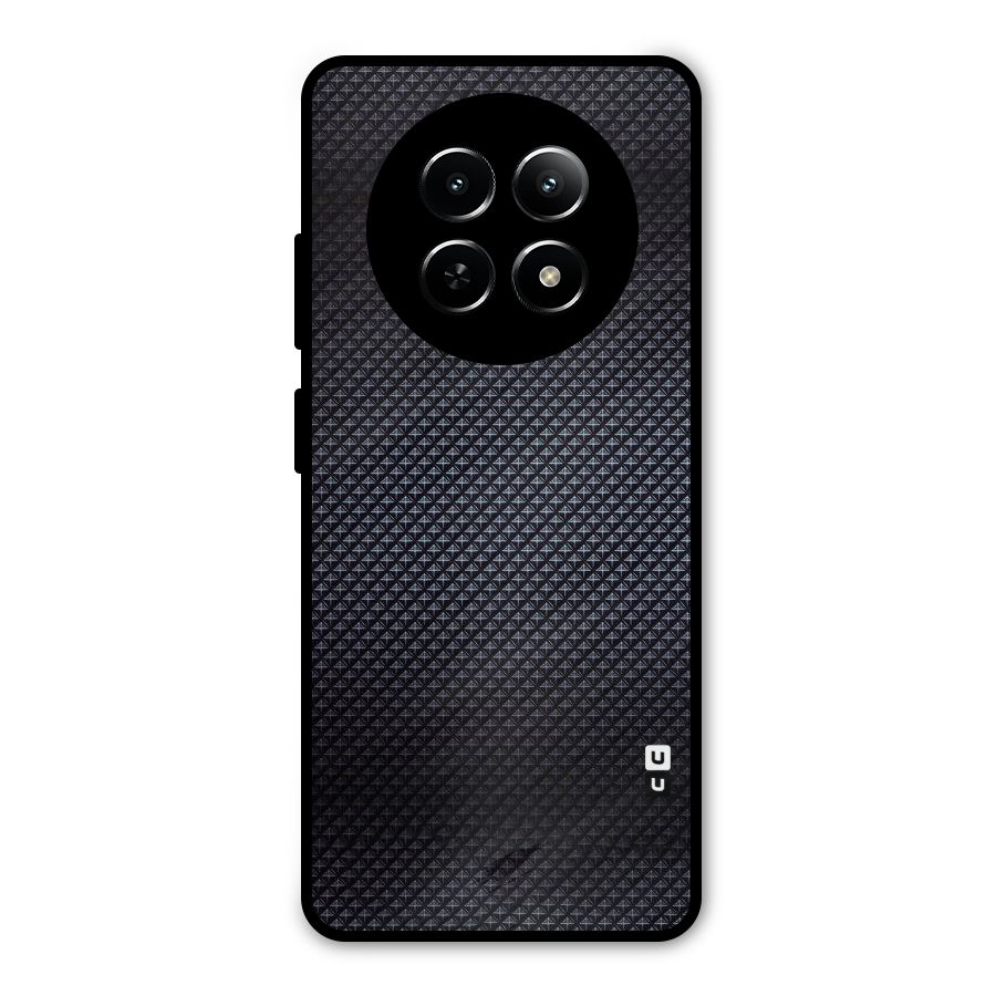 Black Diamond Metal Back Case for Realme 12 5G