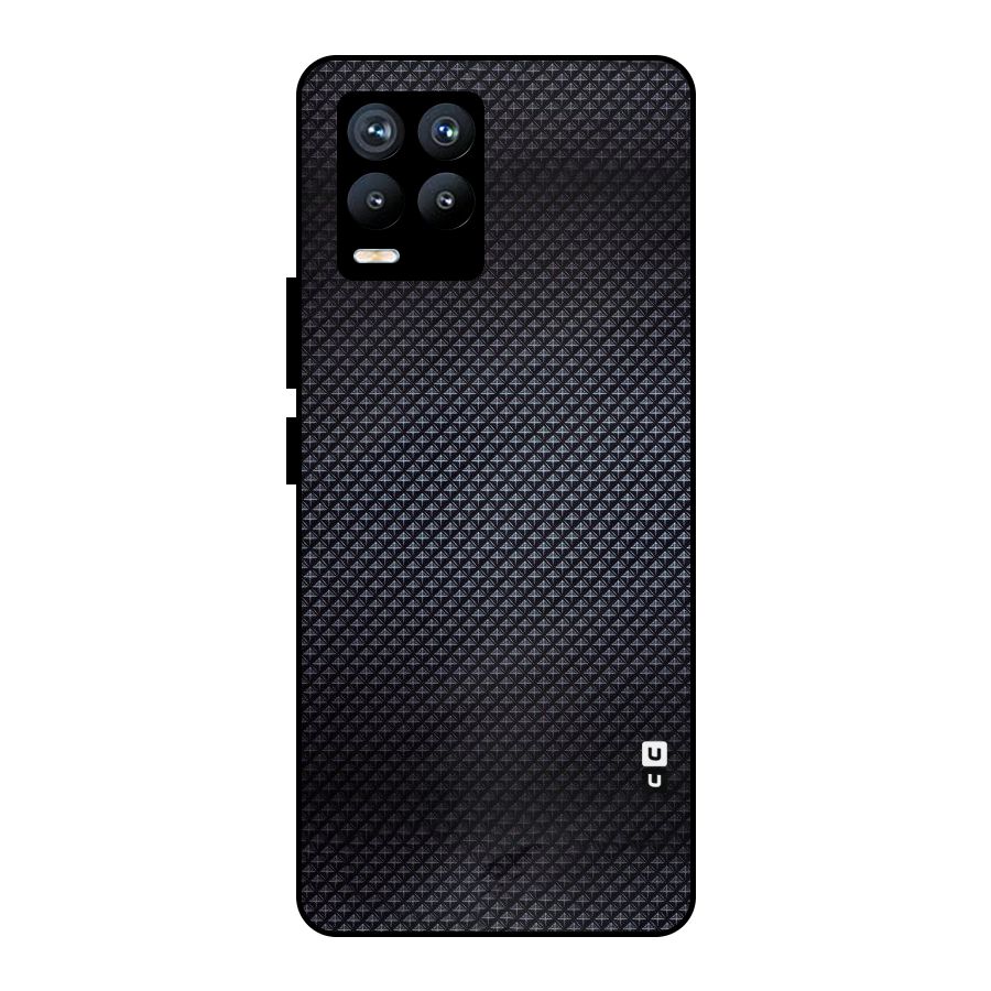 Black Diamond Metal Back Case for Realme 8 Pro