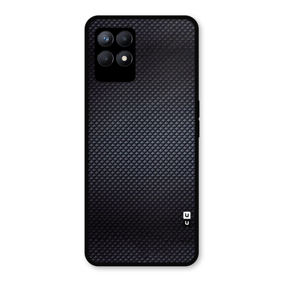 Black Diamond Metal Back Case for Realme 8i